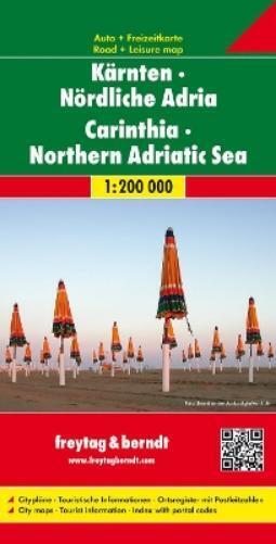 Carinthia - Northern Adriatic Sea Road Map 1:200 000 (Map)