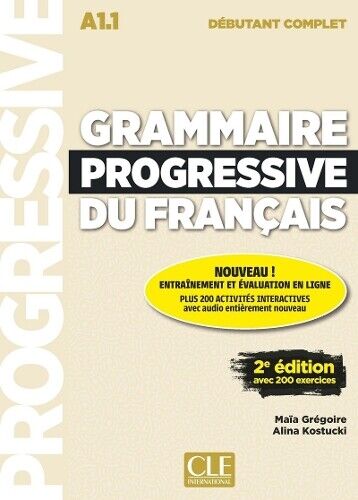 Grammaire progressive du francais - Niveau debutant (A1.1) (Mixed Media Product)
