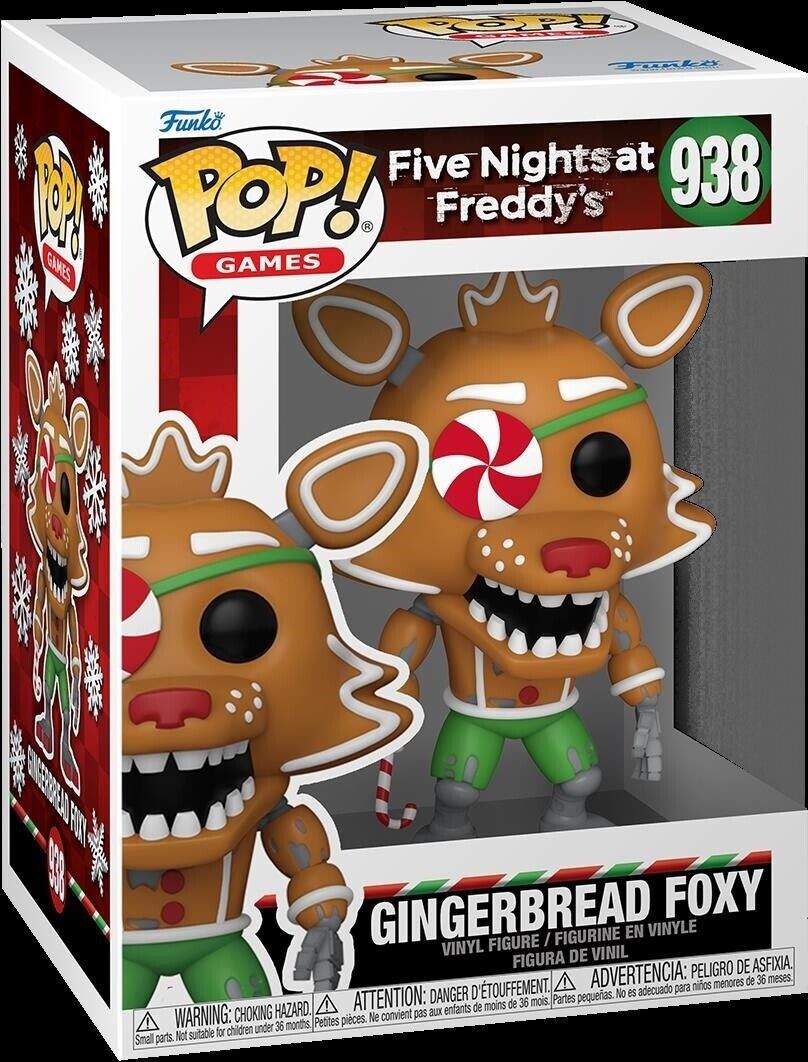 Five Nights At Freddy: Funko Pop! Games - Gingerbread Foxy (Vinyl Figure 938) -