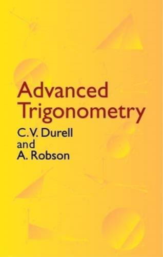 C.V. Durell Advanced Trigonometry (Tascabile) Dover Books on Mathema 1.4tics