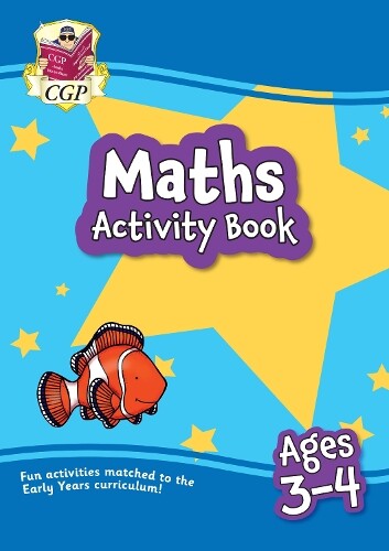 CGP Books Maths Activity Book for Ages 3-4 (Preschool) (Tascabile)