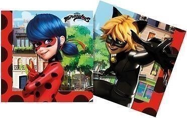 Miraculous: Tovagliolo 33 20Pz * Miraculous Ladybug Q. Tovagliolo 33 Cm Miraculo