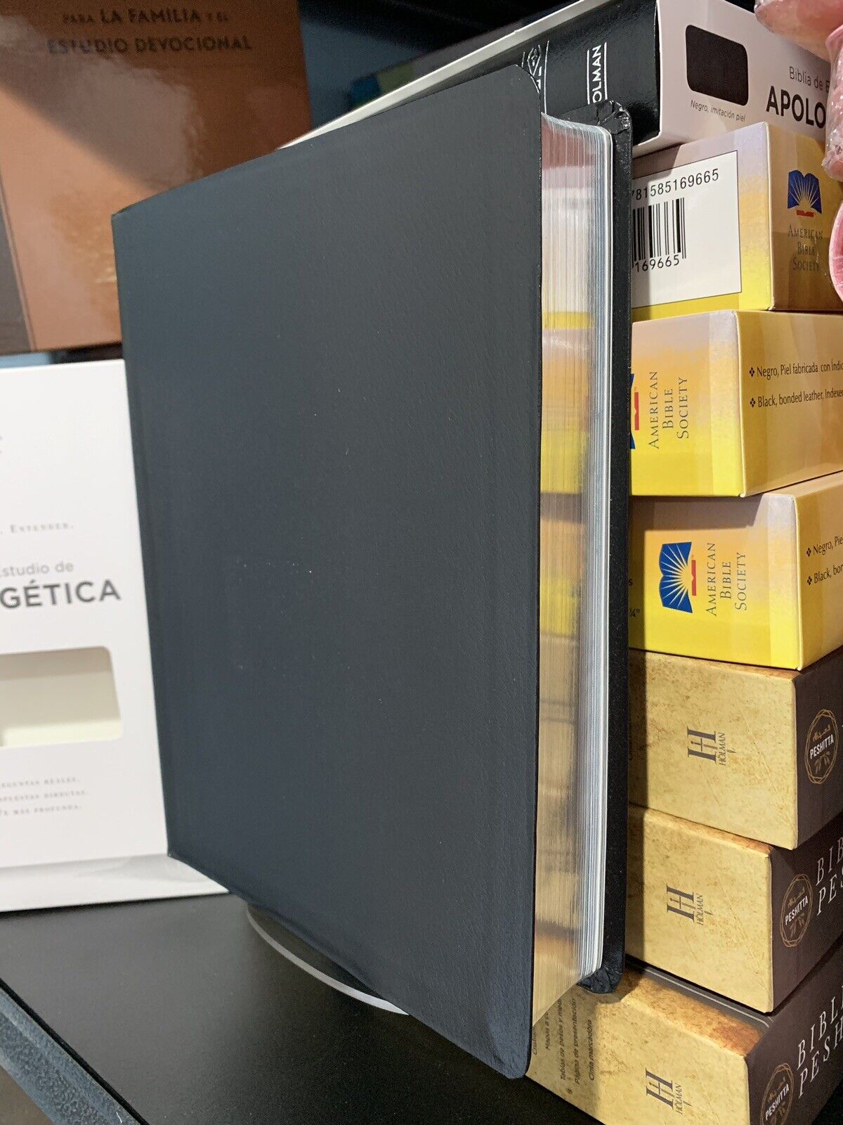Biblia De Estudio Chitarra Acustica De Apologetica Reiena Valera 1960 Piel