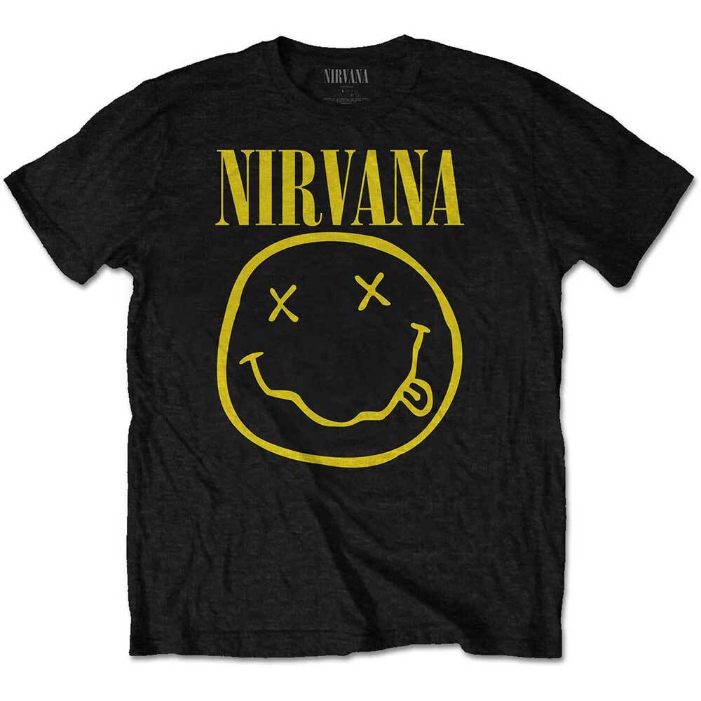 Nirvana: Smiley Logo (T-Shirt Unisex Tg. L) -