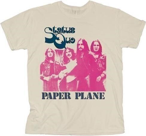 Status Quo: Paper Plane (T-Shirt Unisex Tg. L) -
