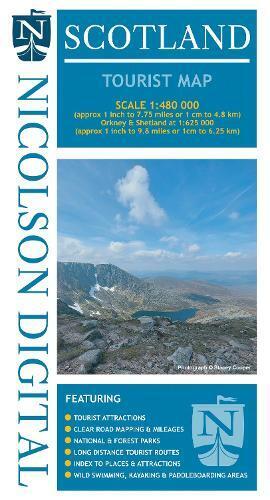 Val Fry Nicolson Scotland Tourist Map (Map)