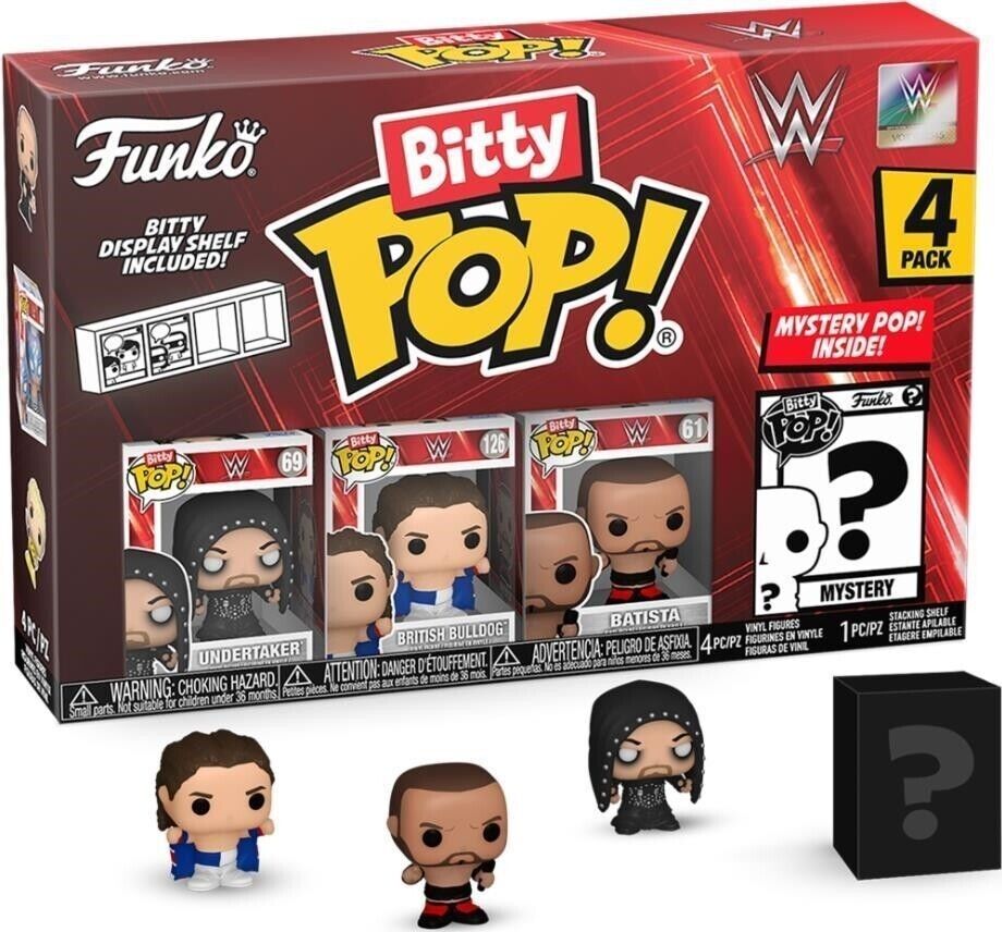 Wwe: Funko Bitty Pop - 4 Pack Undertaker -