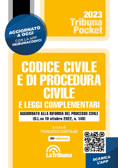 Codice Civile E Di Procedura Civile E Leggi Complementari -  - 2022