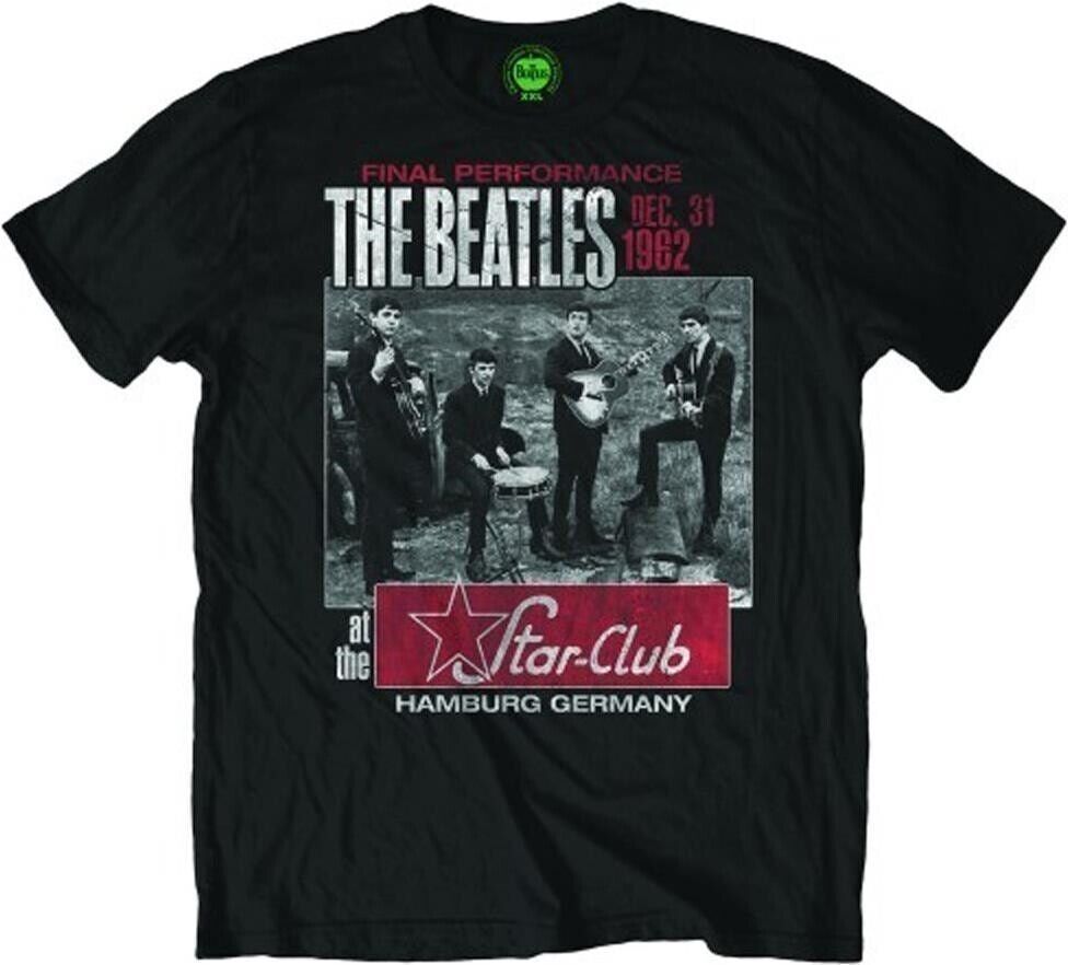 Beatles (The): Star Club Hamburg Black (T-Shirt Unisex Tg. M) -