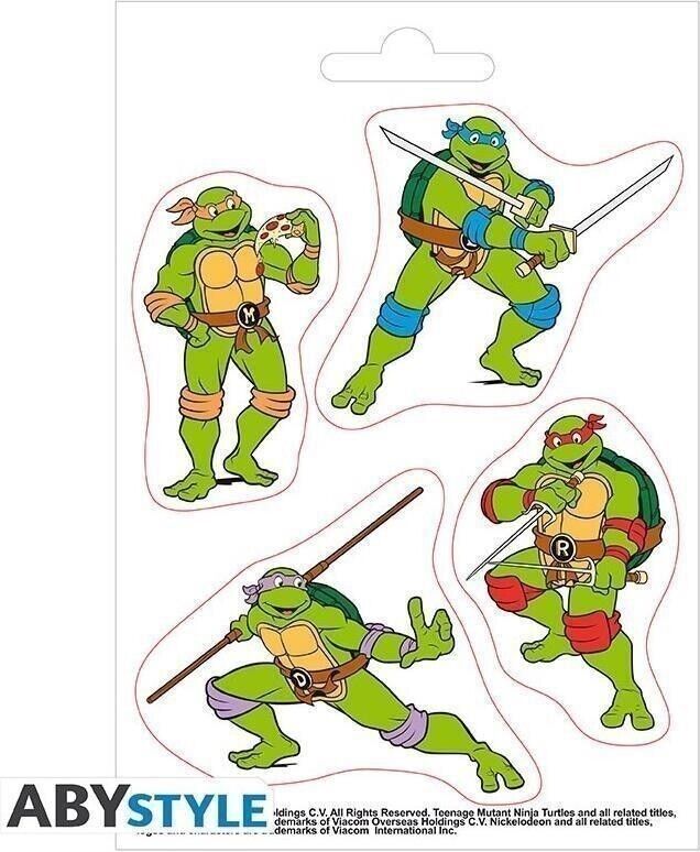 Teenage Mutant Ninja Turtles: ABYstyle - Turtles & Splinter (Stickers 16X11Cm 2