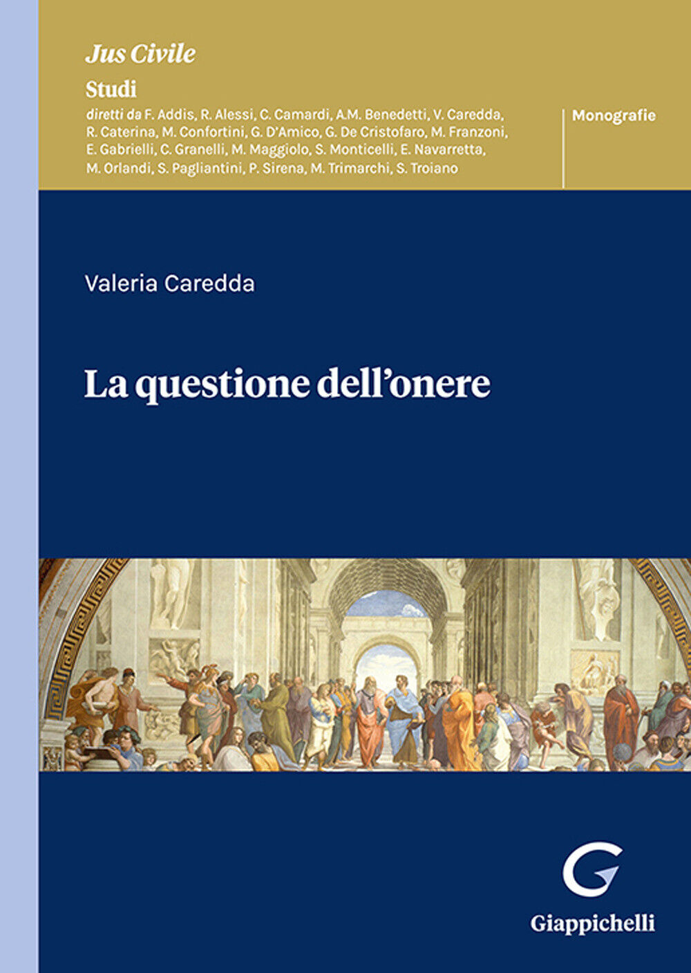 La questione dell'onere - Caredda Valeria