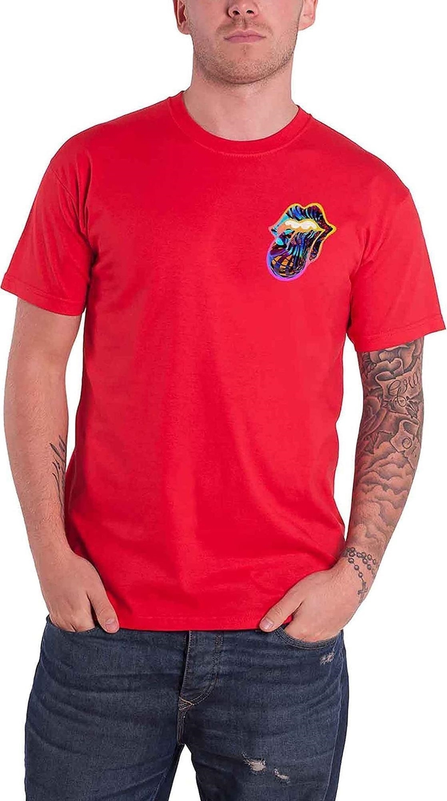 Rolling Stones (The): Sixty Gradient Text (Back Print) (T-Shirt Unisex Tg. M) -
