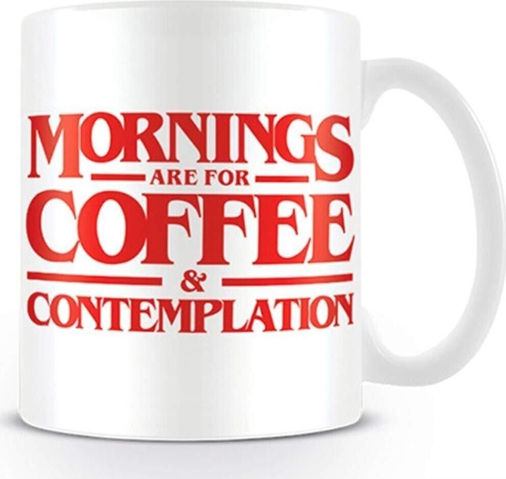 Stranger Things: Pyramid - Coffee And Contemplation (Mug / Tazza) -