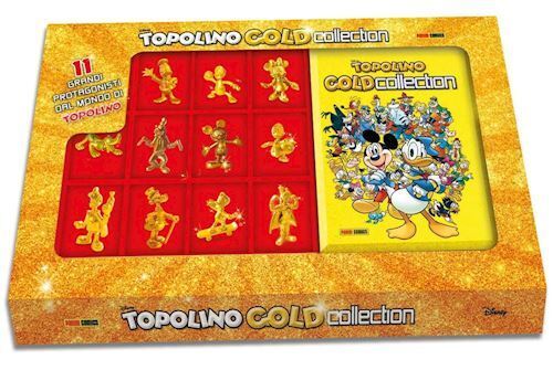 TOPOLINO, PAPERINO & CO. GOLDEN COLLECTION. CON 11 STATUINE DORATE  - Panini