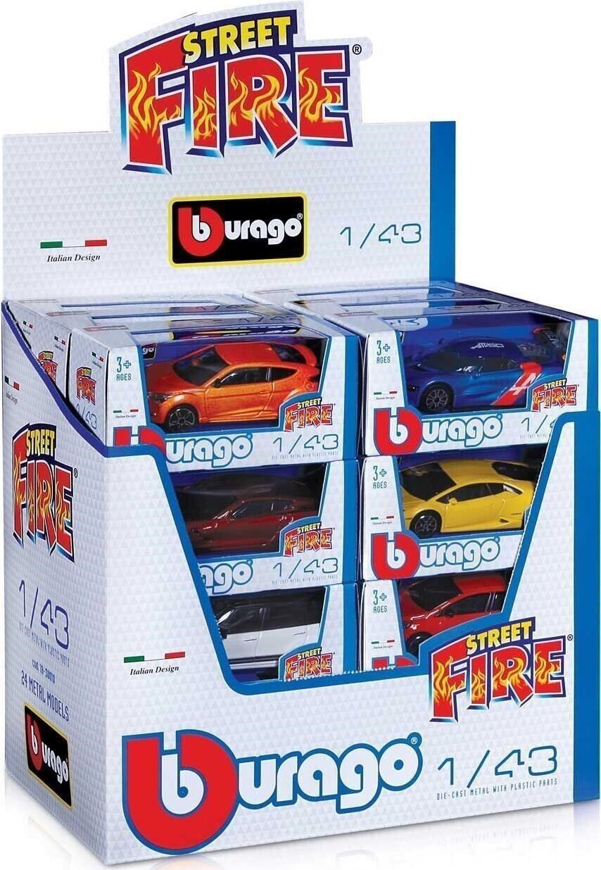 Bburago: Auto Street Fire 1:43 (Assortimento) -