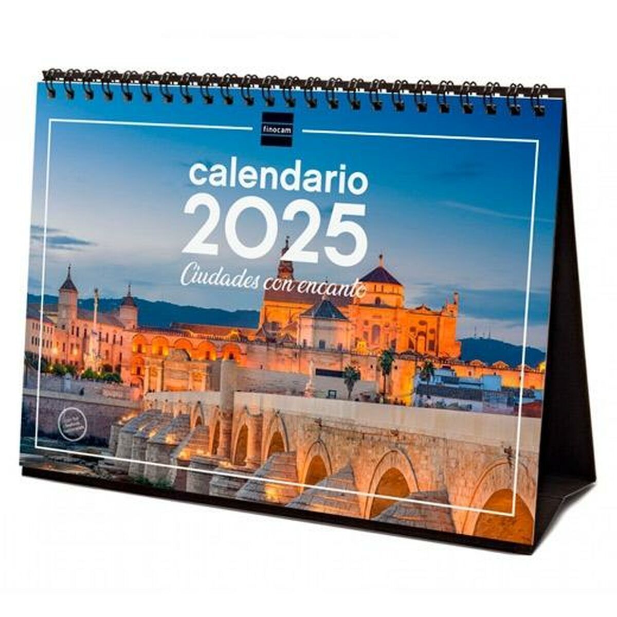 Calendario da Tavolo Finocam CIUDADES CON ENCANTO Multicolore Carta 21 x 15 c