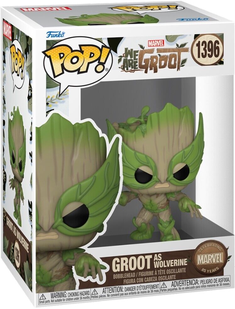 Marvel: Funko Pop! Vinyl - We Are Groot - Wolverine (Vinyl Figure 1396) -