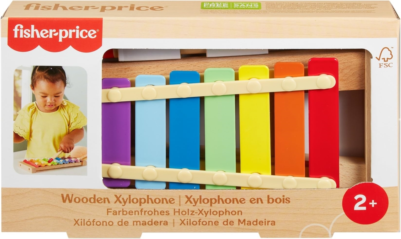 Mattel: Fisher Price - Wood Xilofono -