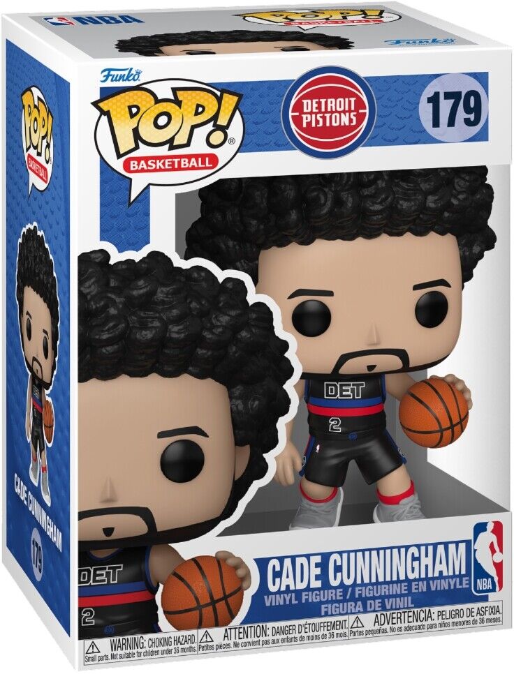 NBA: Funko Pop! - Detroit Pistons - Cade Cunningham (Vinyl Figure 179) -
