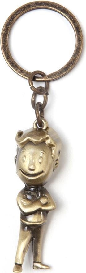 Fallout - Golden Vault Boy 3D Metal (Portachiavi) -