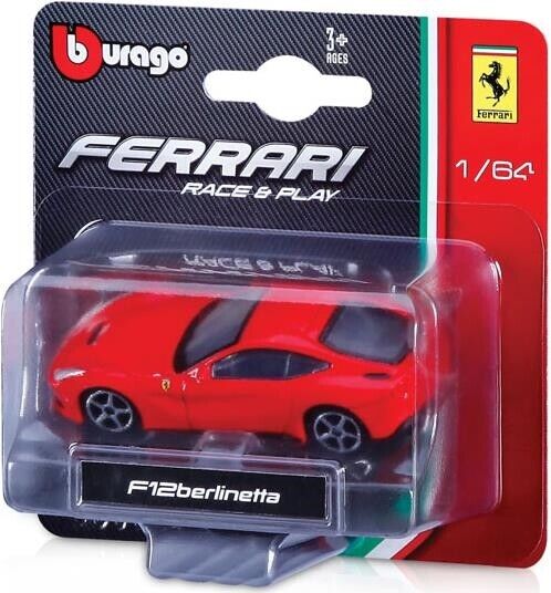 Bburago: Ferrari Race & Play - Ferrari 1:64 (Assortimento) -