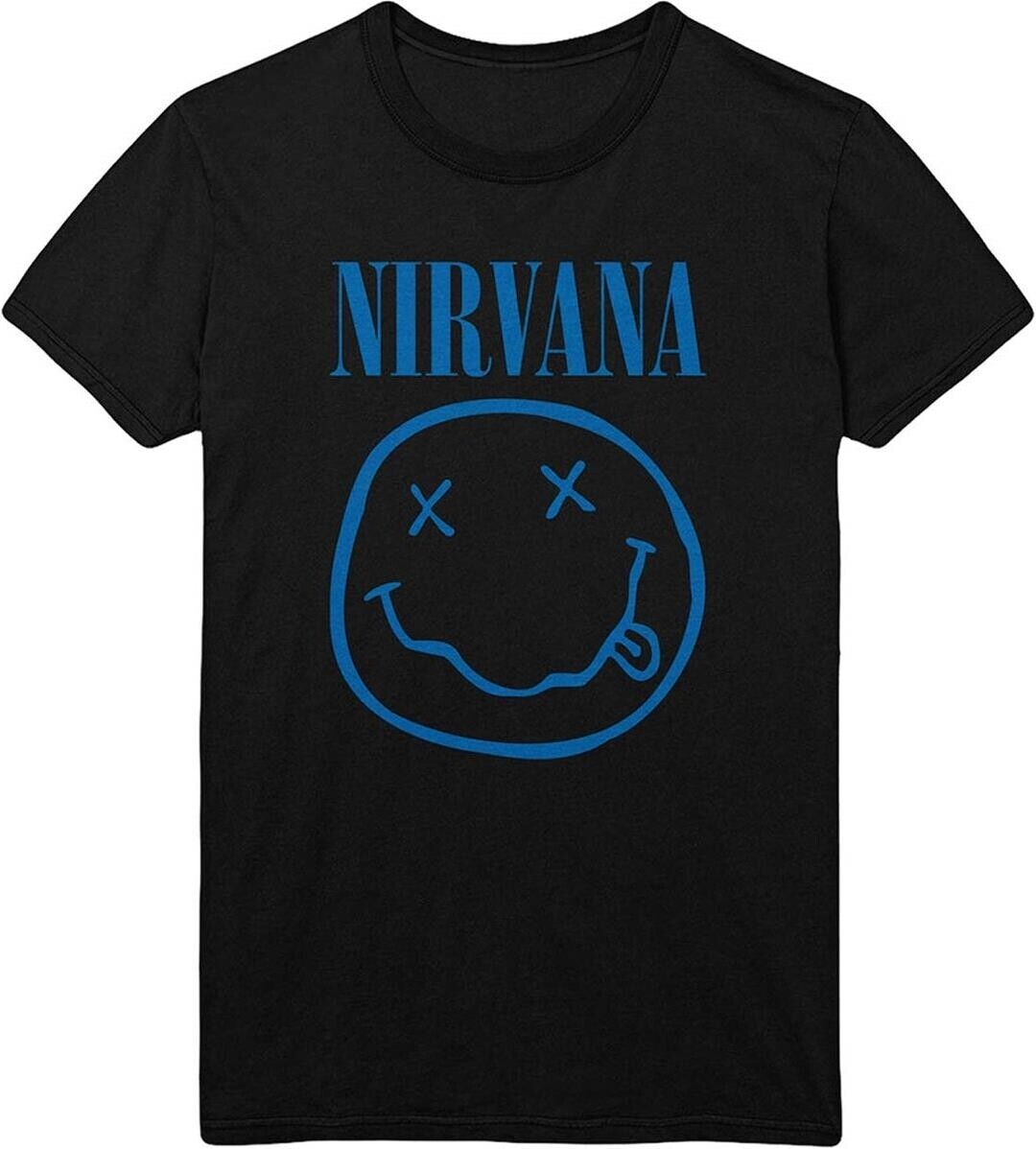 Nirvana: Blue Smiley (T-Shirt Unisex Tg. XL) -