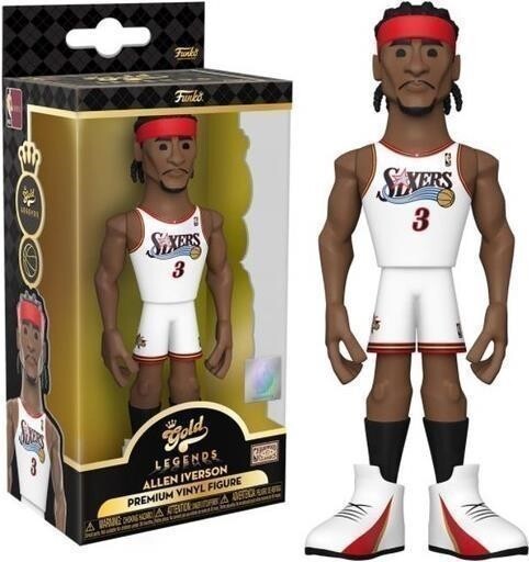 Basketball: Funko Pop! Gold - Nba - 76Ers- Allen Iverson (5") (Premium Vinyl Fig