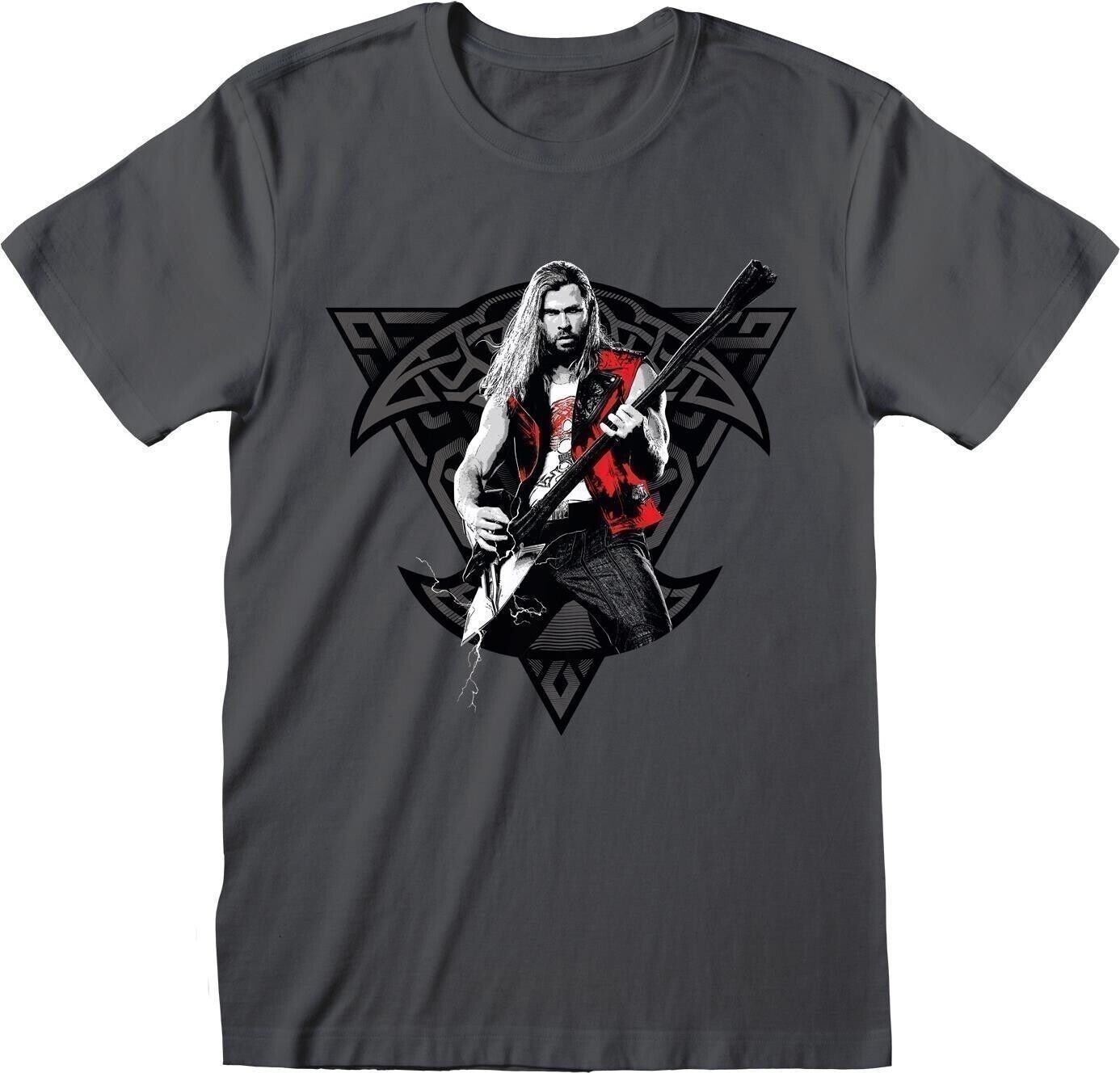 Marvel: Thor Love And Thunder Thor Rock Heather Grey (T-Shirt Unisex Tg. L) -