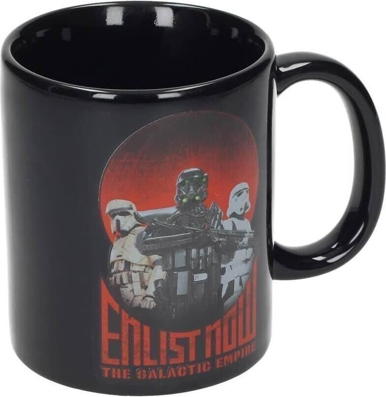 Star Wars: Rogue One: Enlist Now Black Ceramic Mug -