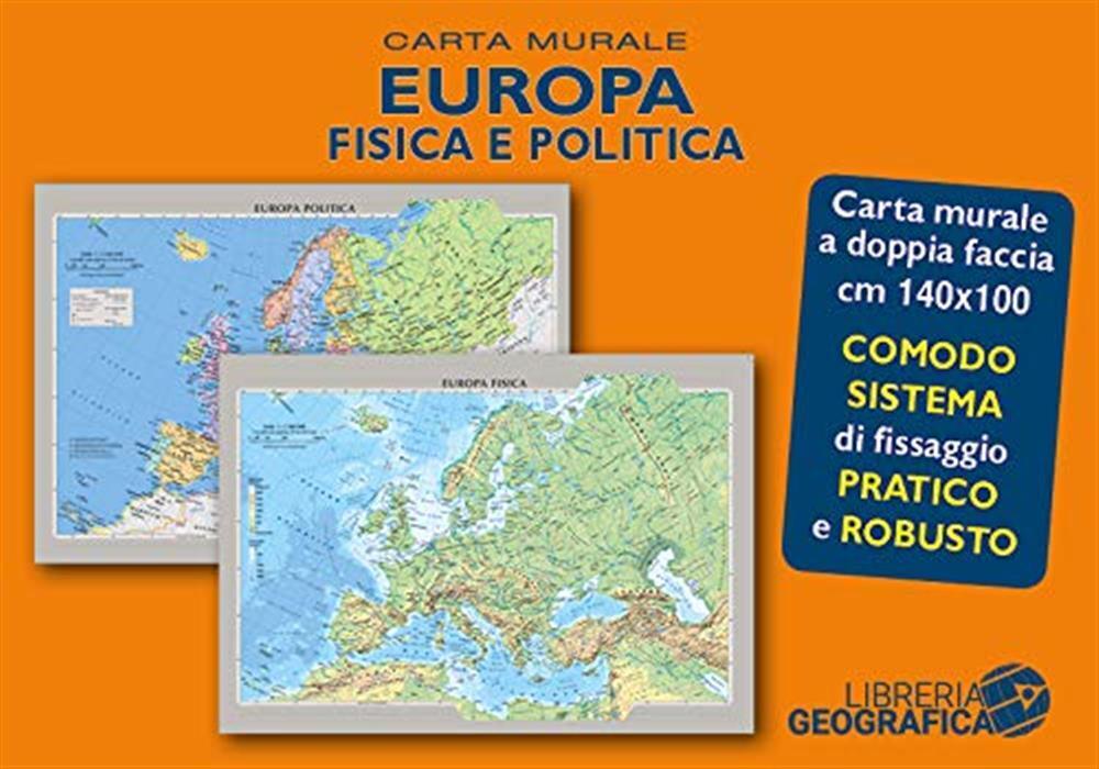 Europa fisica e politica (carta murale) - AA.VV.