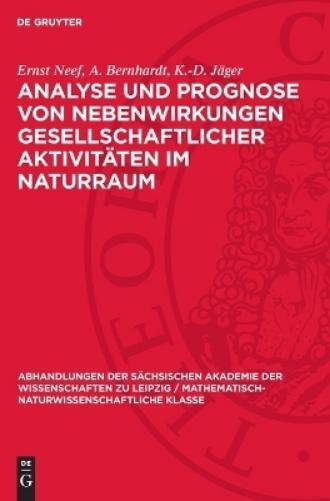 Ernst Neef Analyse Und Prognose Von Nebenwirkungen Gesellscha (Copertina rigida)