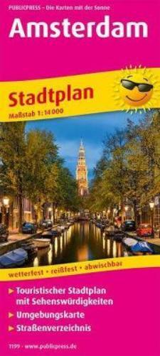 Amsterdam, city map 1:14,000 (Map)