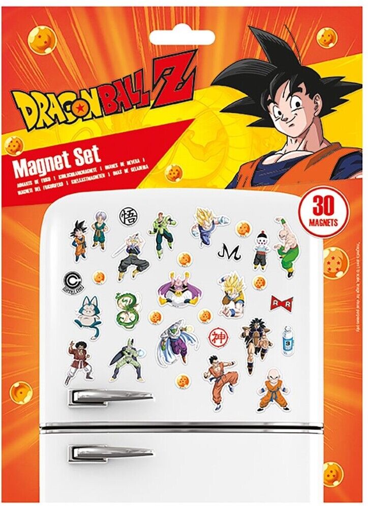 Dragon Ball Z: Pyramid - 30 Fridge Magnets (Magnet Set / Set Magneti) -