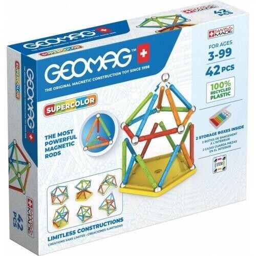 Geomag: Super Color Recycled 42 Pz -
