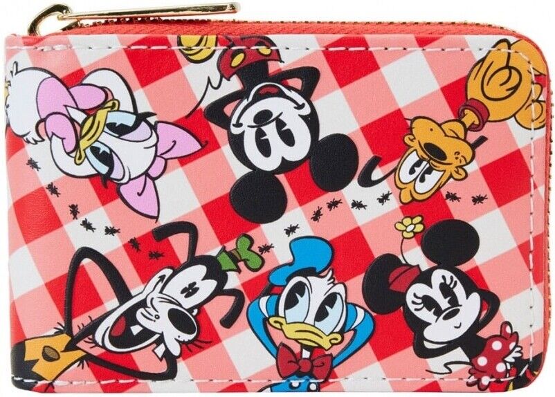 Disney: Loungefly - Mickey And Friends Picnic Accordion Wallet -