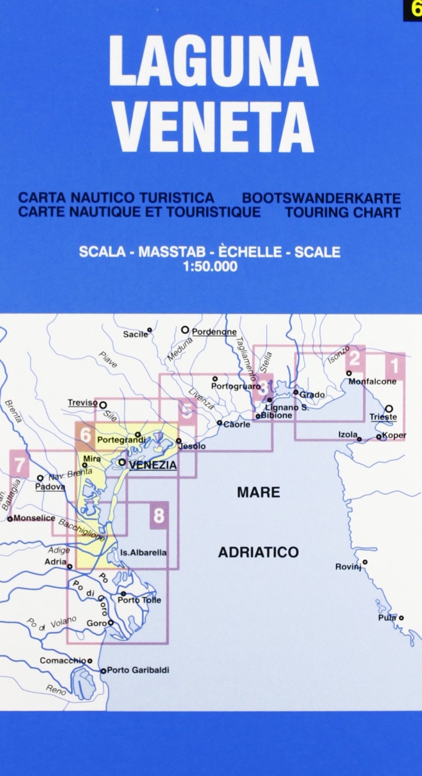 Libri Laguna Veneta 1:50.000
