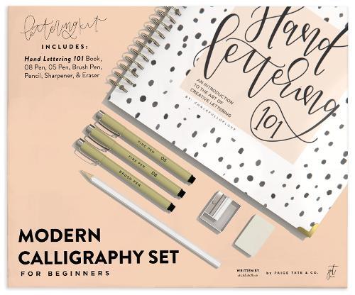 C Chalkfulloflove Modern Calligraphy Set for Beginners (Tascabile)