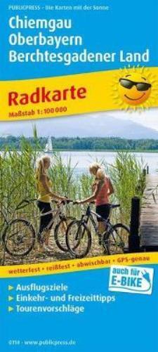 Chiemgau - Upper Bavaria - Berchtesgadener Land, cycling map 1:100,000 (Map)
