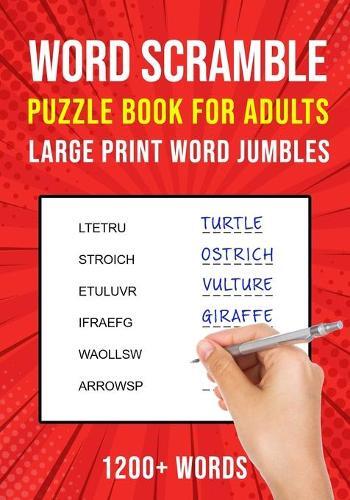 Puzzle King Publishing Word Scramble Puzzle Books for Adults (Tascabile)