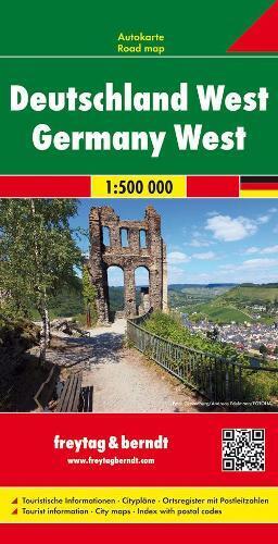 Germany West Road Map 1:500 000 (Map)