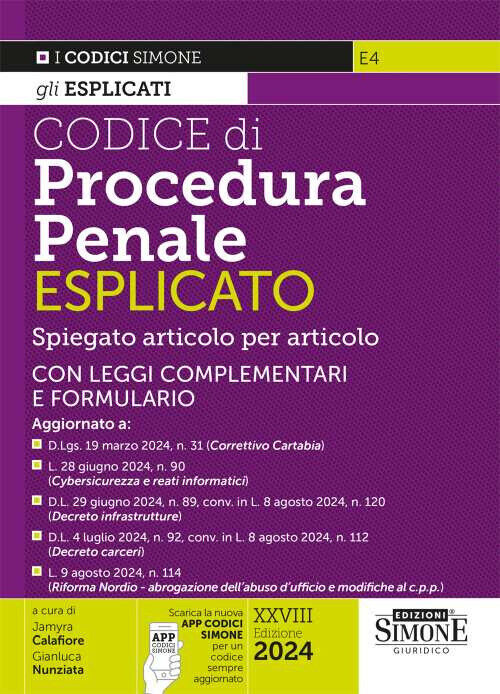 Codice di procedura penale esplicato. Spiegato articolo per articolo. Con ...