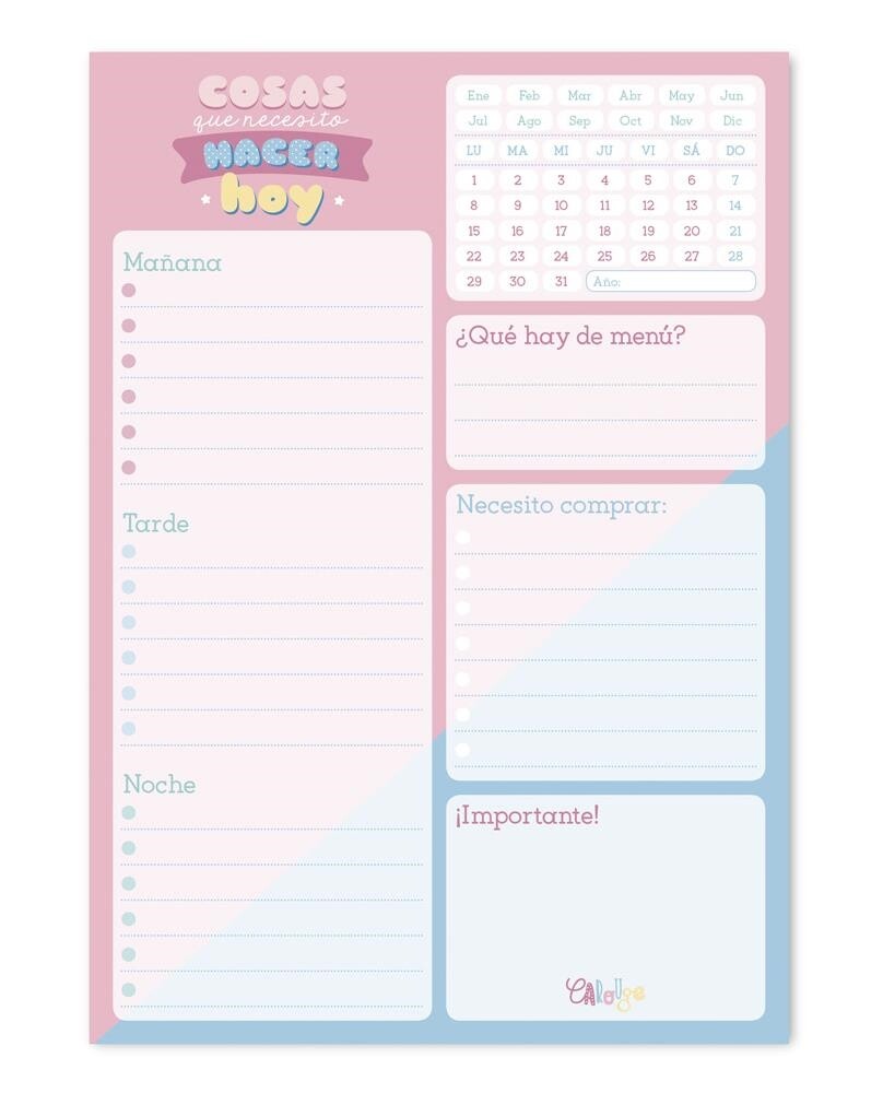 Carouge: Grupo Erik - Blue & Pink (Block Notes Da Scrivania) -