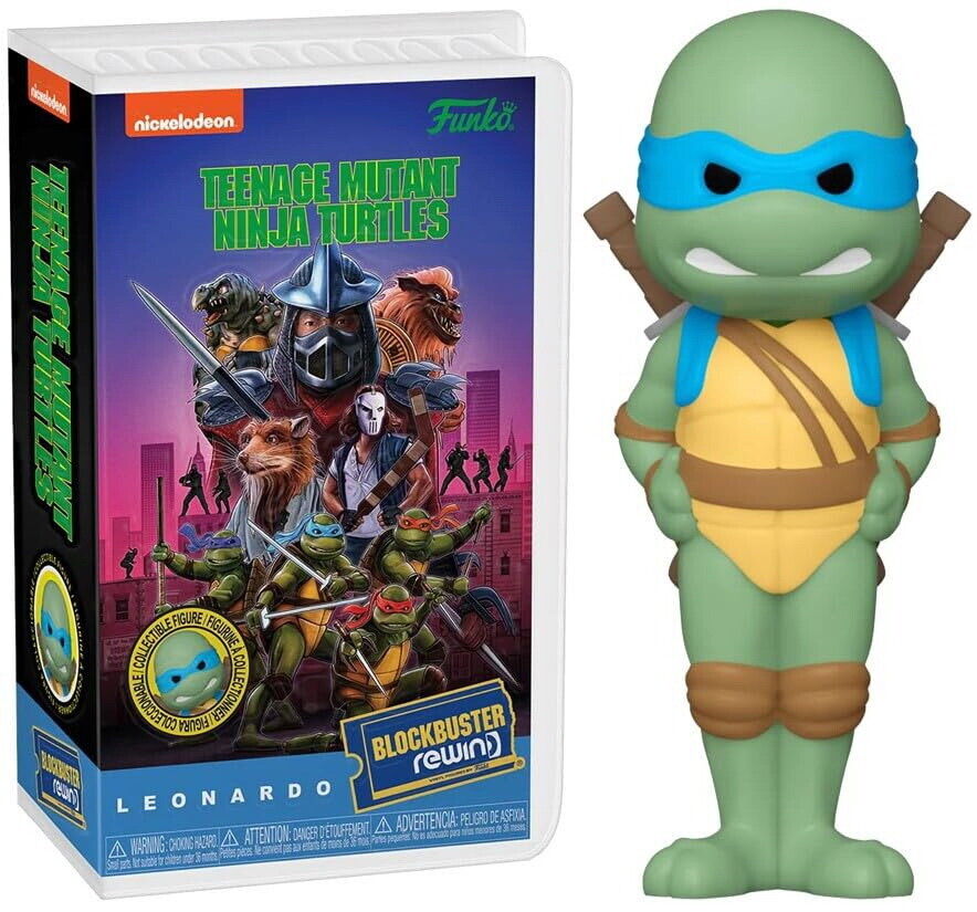Funko Rewind Blockbuster - Funko Blockbuster Rewind Tmnt The Movie Leonardo -
