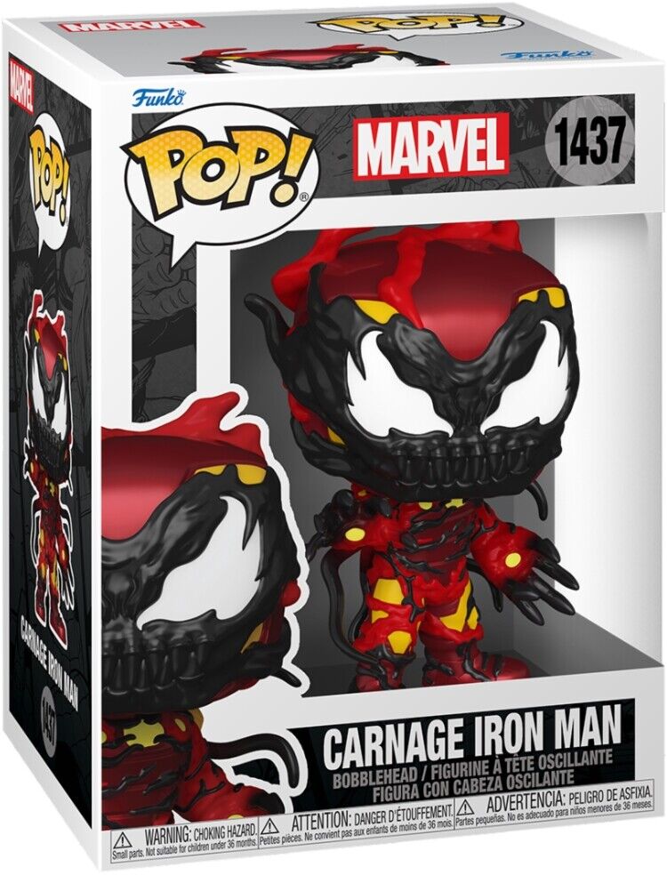 Marvel: Funko Pop! Spider-Man - Carnageized Iron Man (Vinyl Figure 1437) -