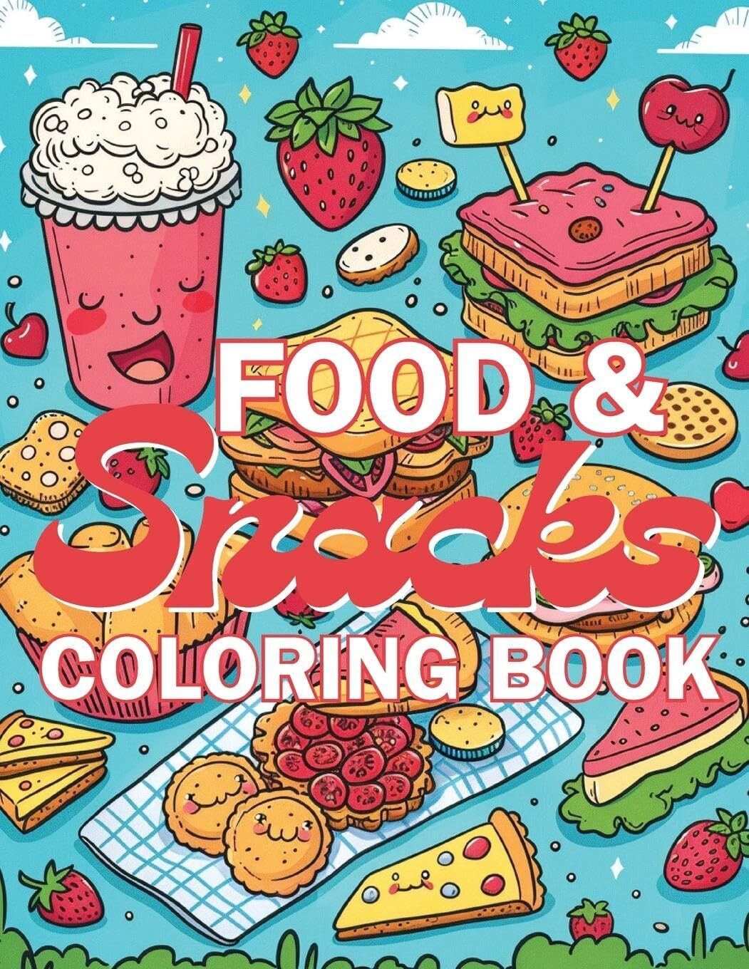 Emma Dreamweaver Food & Snacks Coloring Book (Tascabile)