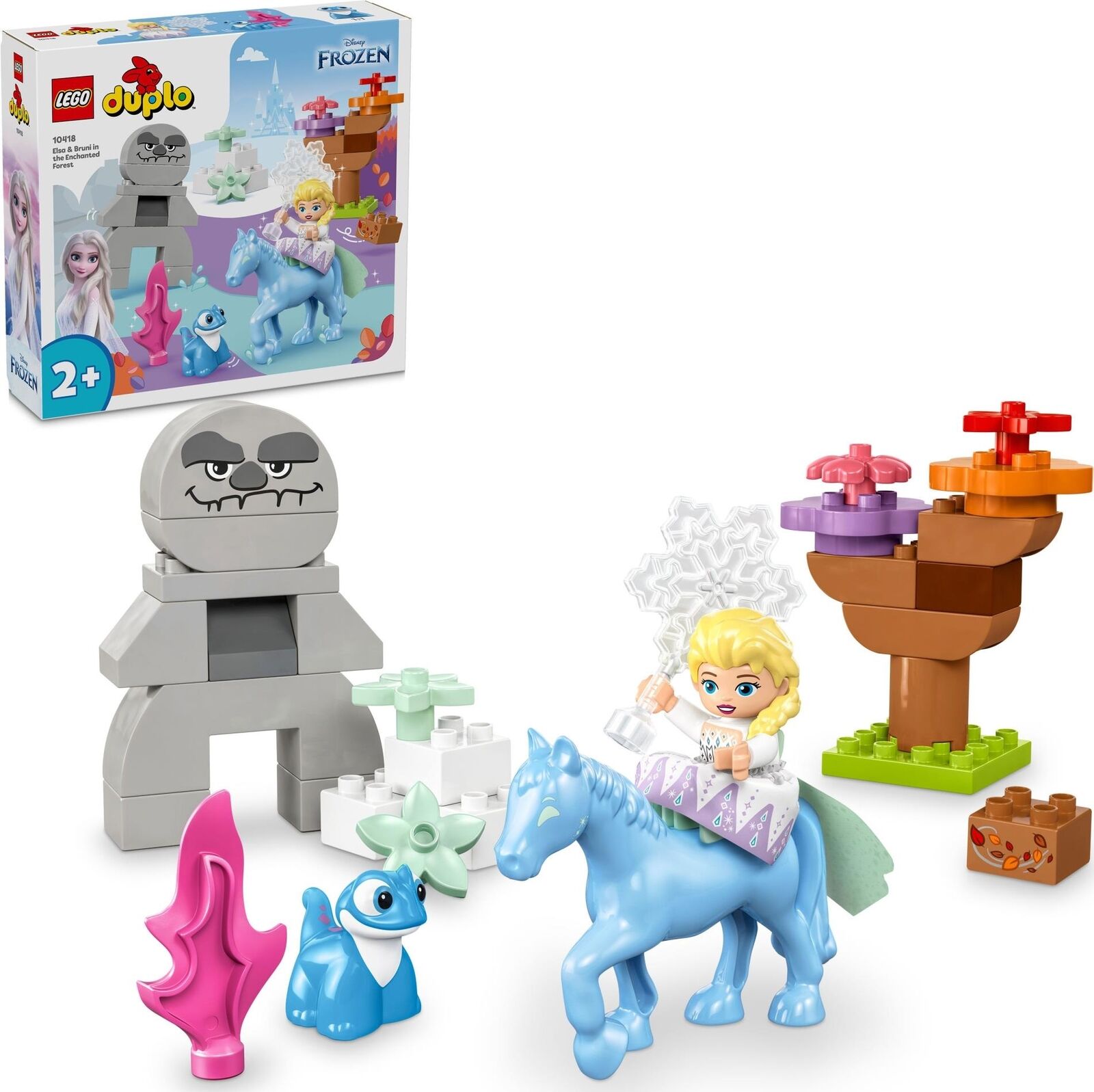 Disney: Lego 10418 - Duplo - Frozen - Elsa E Bruni Nella Foresta Incantata -