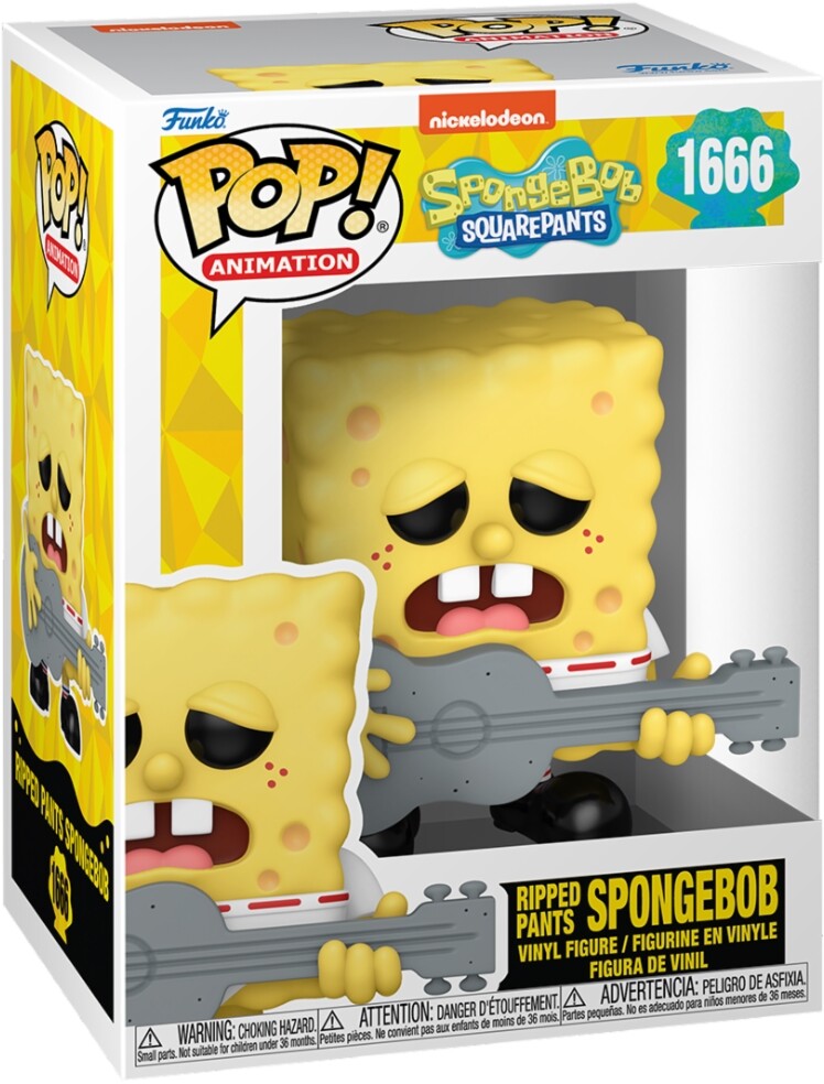 Spongebob: Funko Pop! Animation - 25Th Anniversary - Spongebob With Guitar (Viny