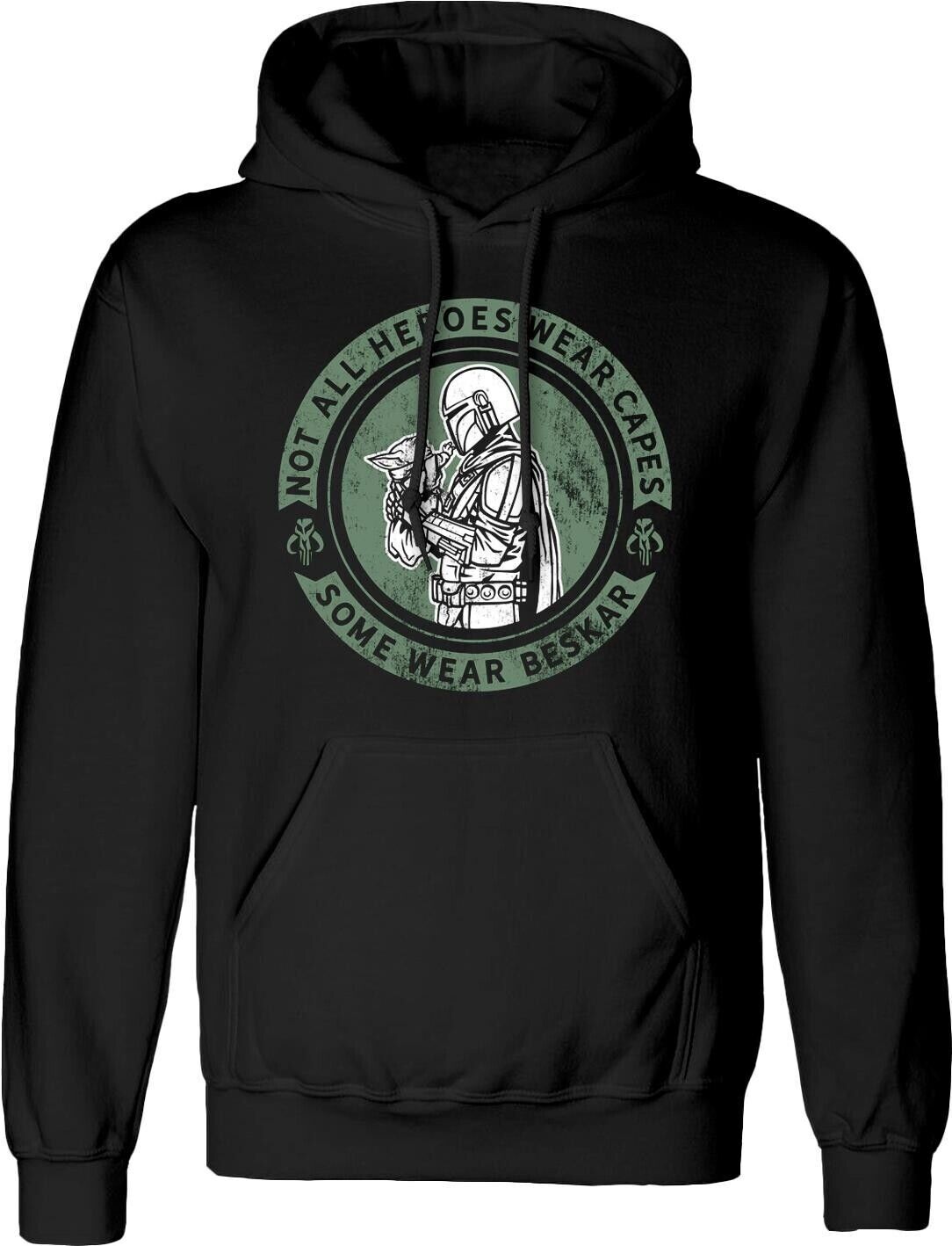 Star Wars: The Mandalorian - Wear Beskar (Felpa Con Cappuccio Unisex Tg. S) -