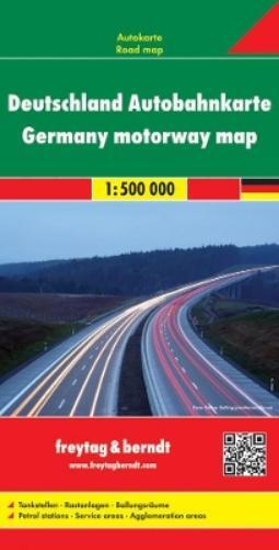 Germany Motorway Road Map 1:500 000 (Map)