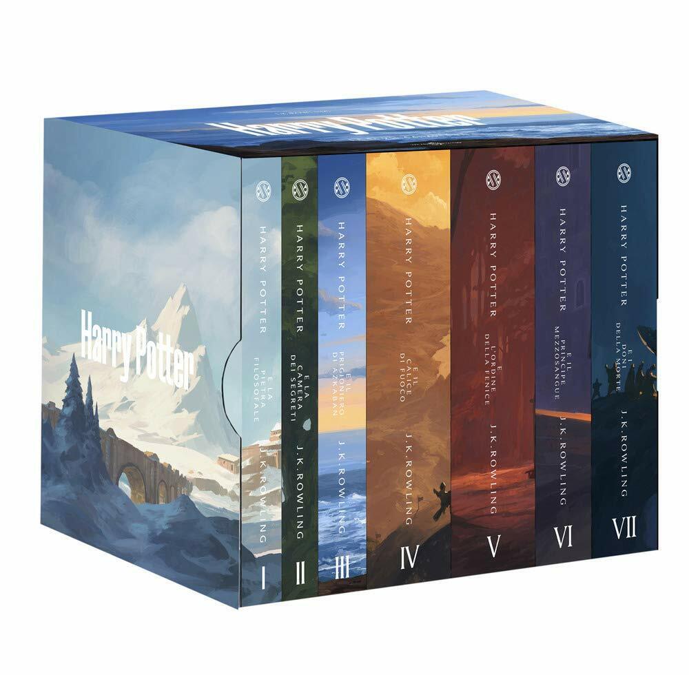 Harry Potter, La serie completa dei 7 Libri con Cofanetto - Nuova Edizione 2021